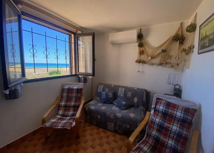 Maison T3 Face A La Mer, 4 Pers, Parking Prive, ~500m, Commerces Proches - Fr-1-81-72 Villa Leucate