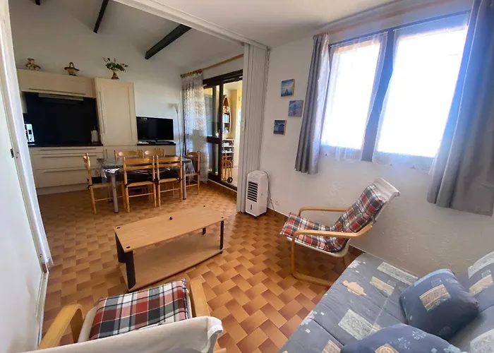 Villa Maison T3 Face A La Mer, 4 Pers, Parking Prive, ~500m, Commerces Proches - Fr-1-81-72 Leucate